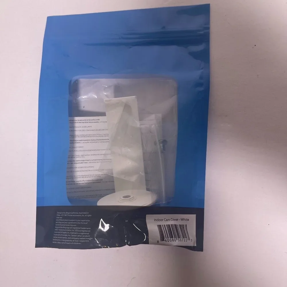 RING Indoor Cam Cover Security Camera Privacy Cover - White NEW